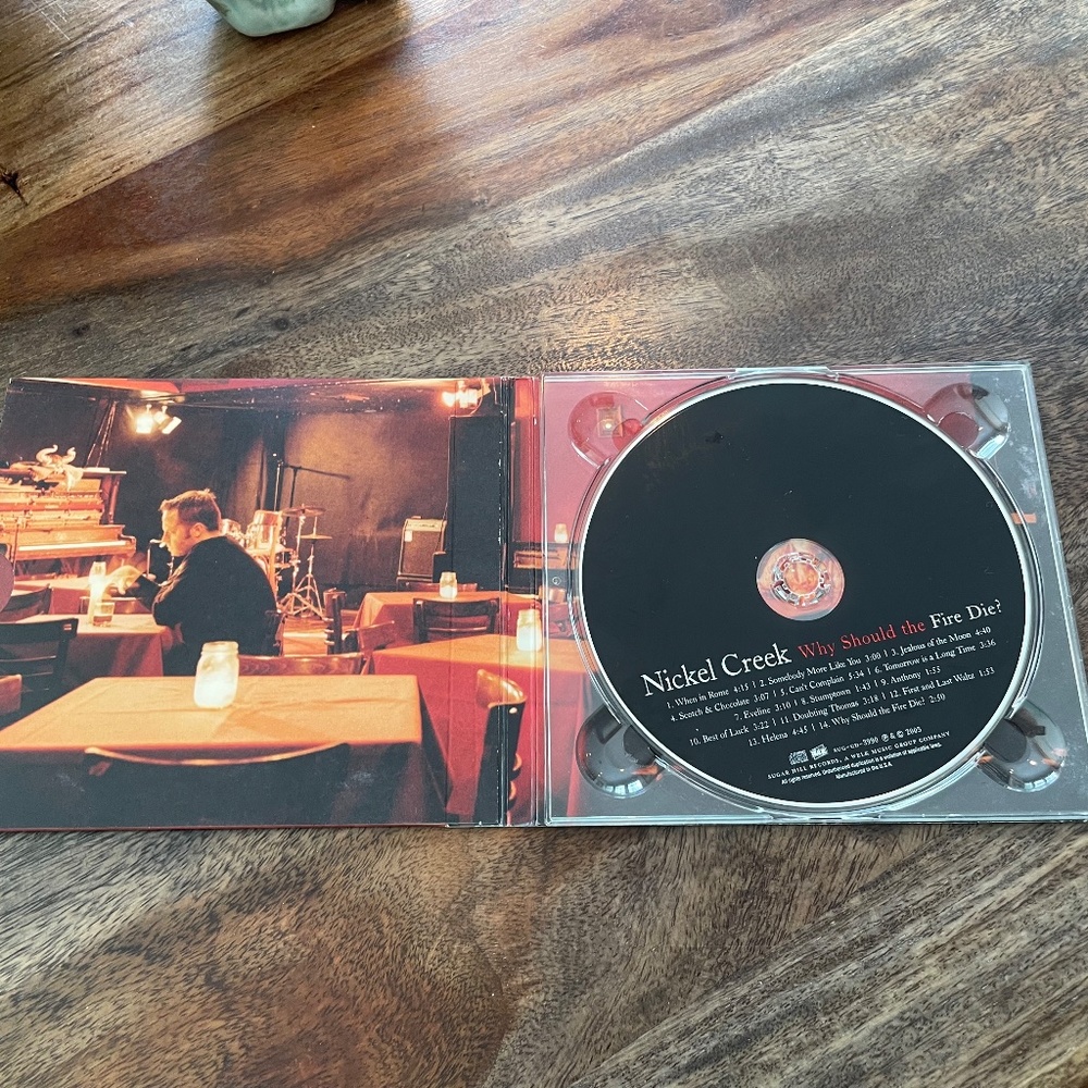 🎁Nickel Creek Music CD, Why Should the Fire Die? - Picture 2 of 3